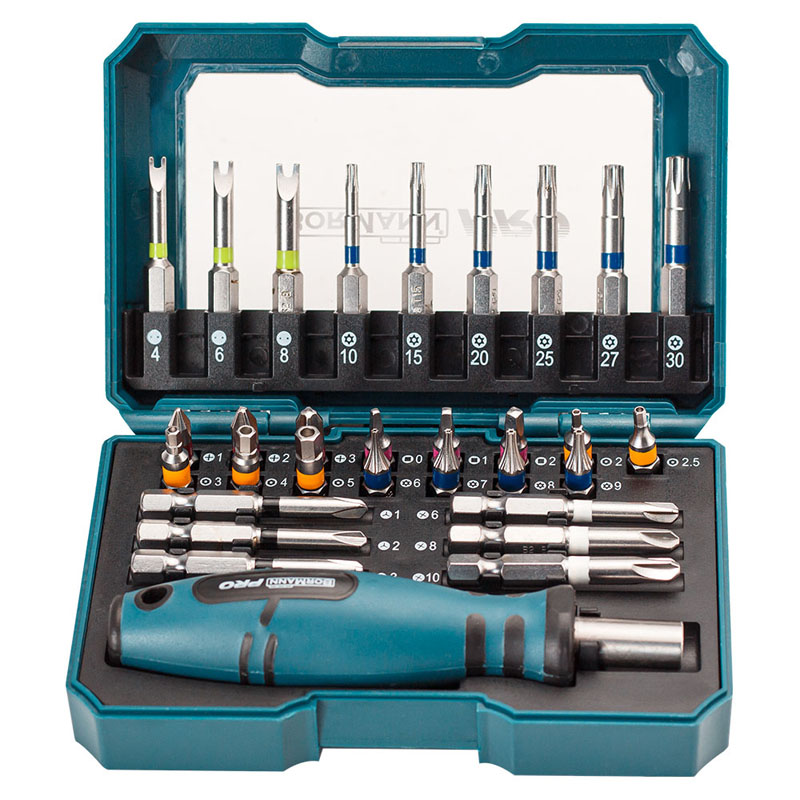 Set di cacciaviti manuali e naso 31 pezzi BHT1590